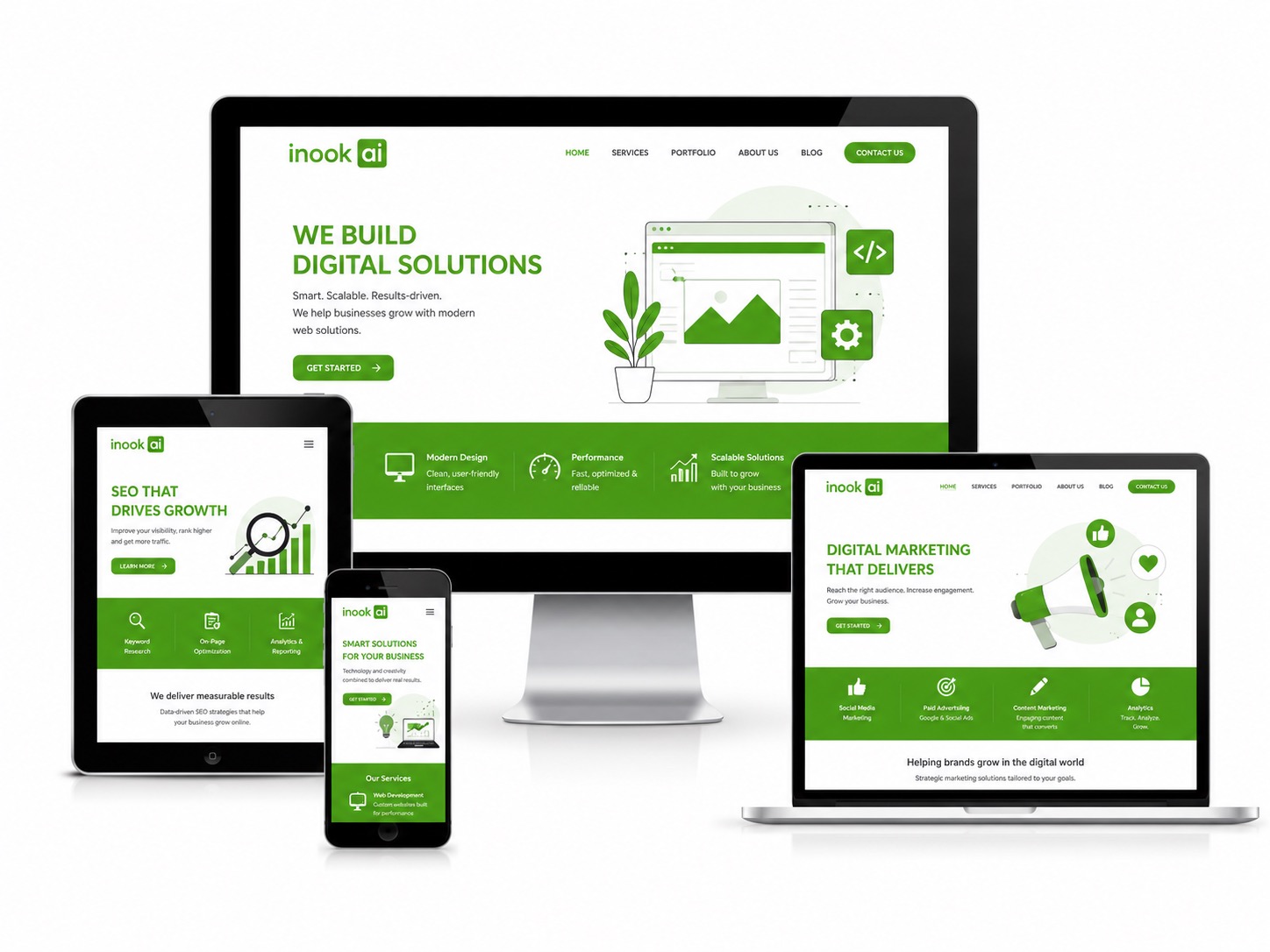 Extra website page / landing page