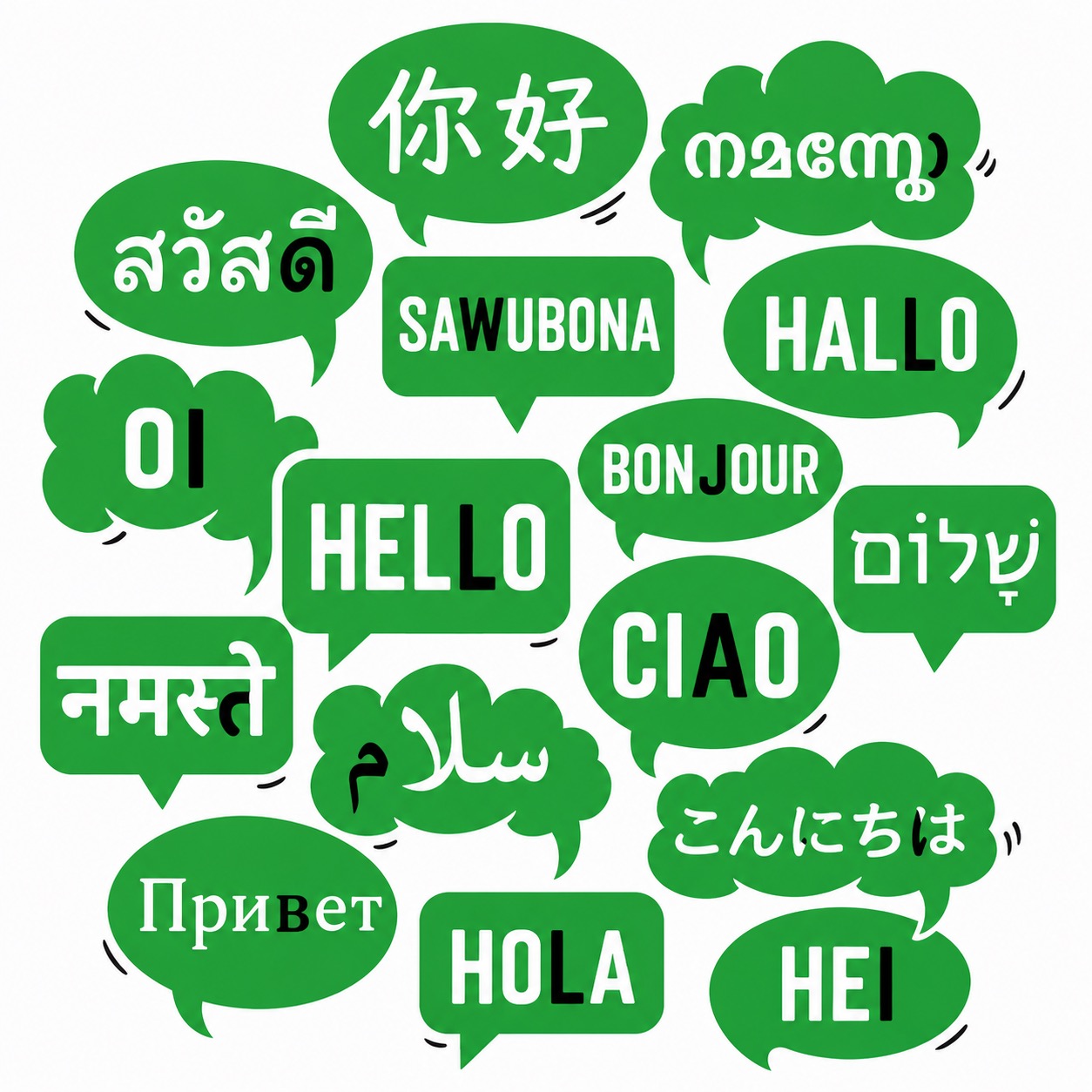 Multilingual website version
